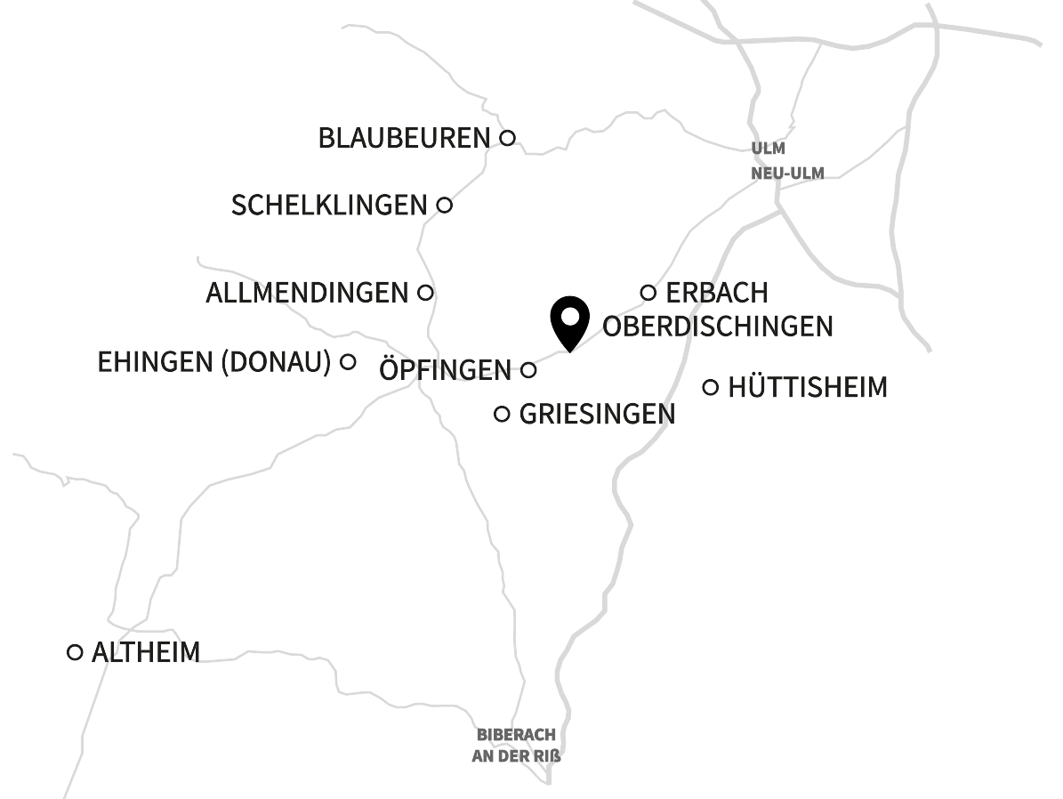 Lageplan Oberdischingen